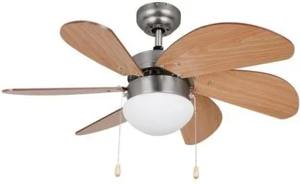 Ventilador de Techo Orbegozo CP 15075 N/ 50W/ 6 Aspas 80cm/ 3 velocidades