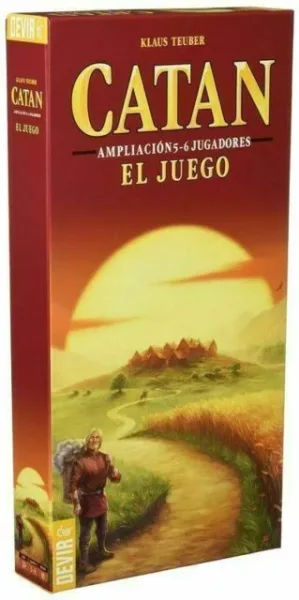 Juego de mesa devir colonos de catan 5 - 6 jugadores pegi 10