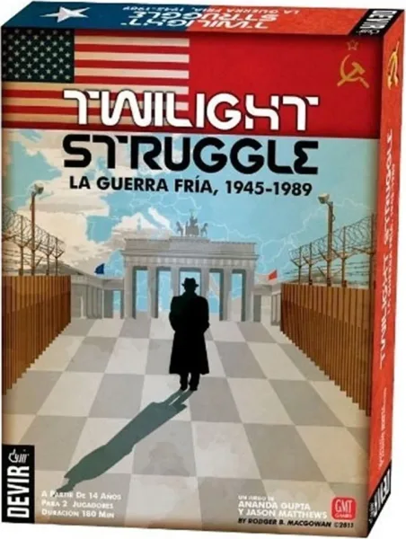 Juego de mesa devir twilight struggle: la guerra fría pegi 14