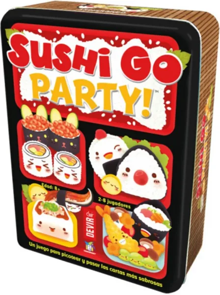 Juego de mesa devir sushi go party pegi 8