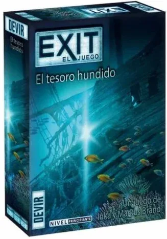 Juego de mesa devir exit 7 el tesoro hundido