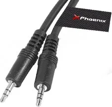 Cable de audio mini jack  3.5 mm m - m estéreo de 3 m