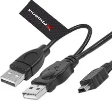 Cable 2 conectores USB 2.0 a  mini USB b 5 pines 1.5 m