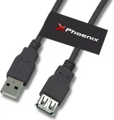 Cable USB macho a hembra 5 m