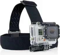 Soporte - correa para la cabeza ajustable phoenix para camaras sport & gopro hero 4 - 3+ - 3 - 2 - 1 de color negro con antideslizante elastic adjustable head strap