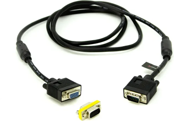 Cable svga d - sub15 de 3 m - m - h con adaptador m - m