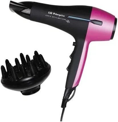 Secador Orbegozo SE 2320/ 2200W/ Negro y Lila