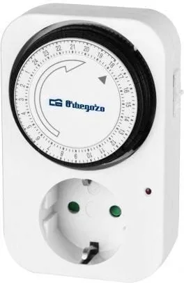 Programador de Enchufe Orbegozo PG 02/ Potencia Máxima 3500W
