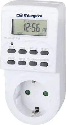 Programador de Enchufe Orbegozo PG 20 /Potencia Máxima 3600W