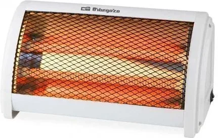 Estufa de Cuarzo de Pie Orbegozo BP 3200/ 2 niveles de potencia/ 500W-1000W