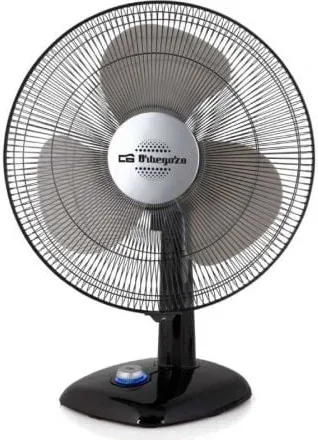 Ventilador de Sobremesa Orbegozo TF 0144/ 50W/ 3 Aspas 40cm/ 3 velocidades