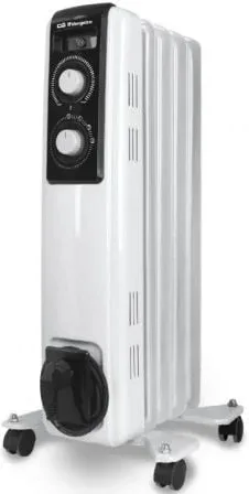 Radiador de Aceite Orbegozo RF 1000 A/ 2 Potencias/ 500-1000W/ 5 Elementos Caloríficos