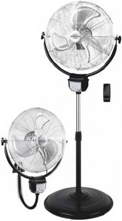 Ventilador 2 en 1 Orbegozo PWS 3050/ Pie/ Pared/ 120W/ Aspas 50cm/ 3 velocidades