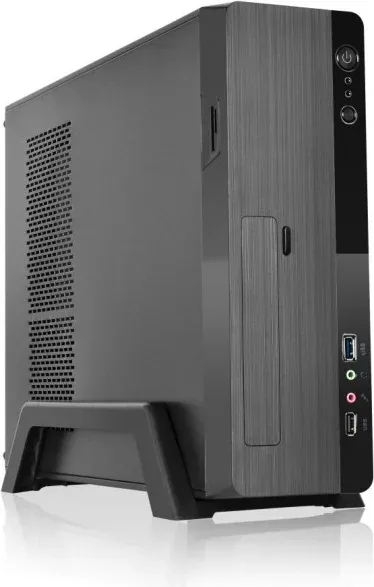 Caja ordenador sobremesa l - link microatx slim magna USB 3.0  lector de tarjetas fuente sfx incluida