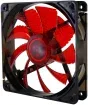 Ventilador Caja Nox Cool Fan LED 120Mm Negro LED Rojo