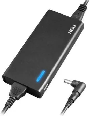 Cargador de Portátil Nox NXPWR90NB/ 1xUSB/ 90W/ Automático/ 10 Conectores/ Voltaje 15-20V