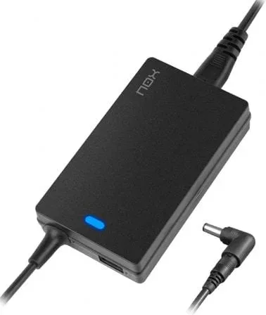 Cargador de Portátil Nox 65W/ 65W/ 1xUSB/ Automático/ 10 Conectores/ Voltaje 15-20V