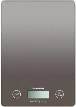 Báscula de Cocina Electrónica Blaupunkt BP4012/ hasta 5kg/ Gris