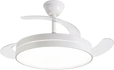 Ventilador de Techo Daewoo con aspas retráctiles DW5008/ 30W/ 3 Aspas/ 6 Velocidades