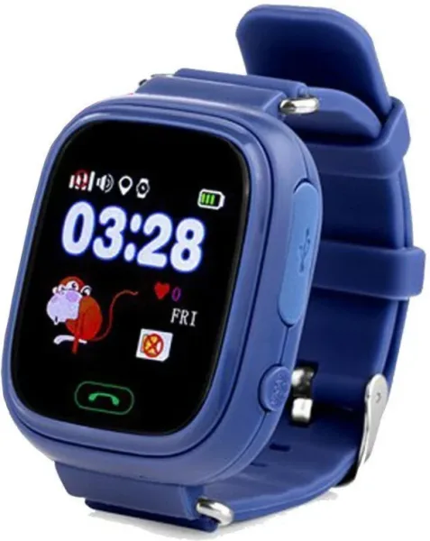 Reloj smartwatch leotec kids way GPS antiperdida azul marino 1.22 pulgadas
