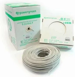 Bobina de Cable Pepegreen Cat6  305M Rigido