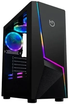 Hiditec Semitorre V20 PRO ARGB CRISTAL TEMPLADO