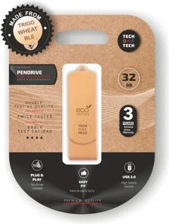 Pendrive 32GB Tech One Tech Ecotech USB 2.0