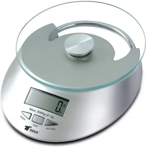 Bascula de cocina digital thulos th - ds8001 carga maxima 5kg