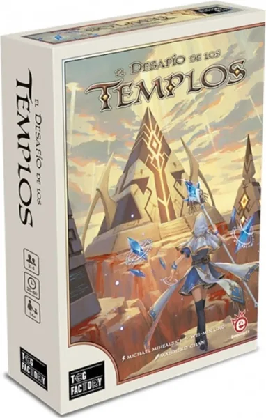 Juego de mesa el desafio de los templos en español