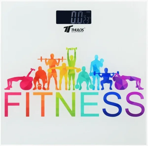 Bascula de baño thulos th - bd103 fitness carga maxima 180kg