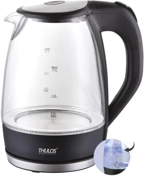 Hervidora de agua thulos th - hv12 1850w - 2200w 1.7l
