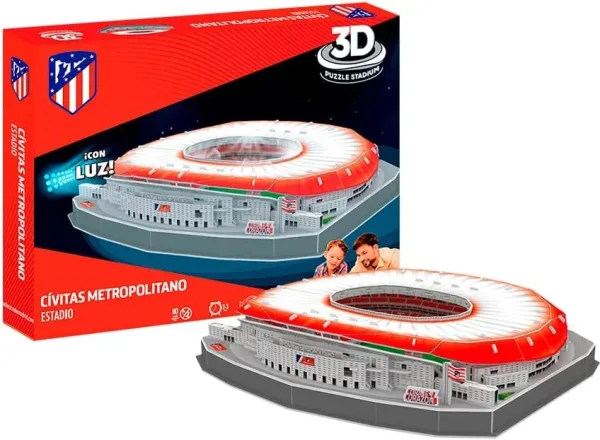 Estadio civitas metropolitano (atm) con luz