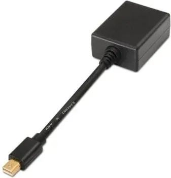 Conversor Aisens A125-0135/ Mini DisplayPort Macho - VGA Hembra