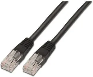 Cable de Red RJ45 UTP Aisens A135-0258/ Cat.6/ 1m/ Negro