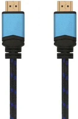 Cable HDMI 2.0 4K Aisens A120-0358/ HDMI Macho - HDMI Macho/ 3m/ Negro/ Azul