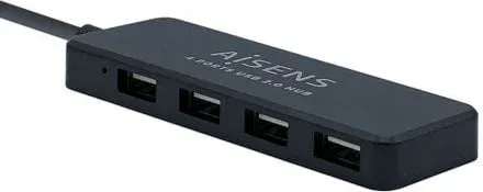 Hub USB 2.0 Aisens A104-0402/ 4xUSB
