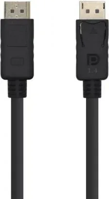 Cable DisplayPort 1.4 8K Aisens A149-0389/ DisplayPort Macho - DisplayPort Macho/ 80cm/ Negro