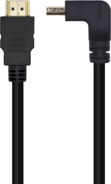 Cable HDMI Aisens V2.0 Acodado Premium 4K60Hz A/M-A/M 2.0M