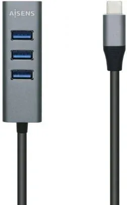 Hub USB 3.1 Tipo-C a 4 Puertos compacto