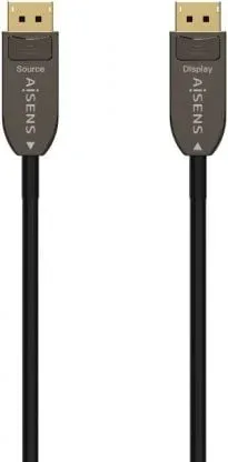 Cable DisplayPort 1.4 AOC 8K Aisens A155-0608/ DisplayPort Macho - DisplayPort Macho/ 20m/ Negro
