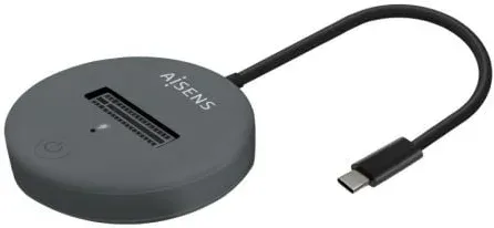 Dock USB Tipo-C para SSD M2 SATA/NVMe Aisens ASUC-M2D014-GR/ Gris