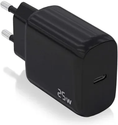 Aisens Cargador 25W USB-C PD3.0 1xUSB-C Negro