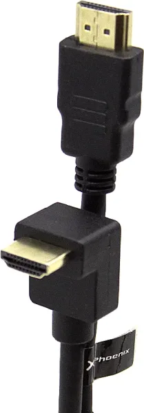 Cable HDMI a - a  90 grados awg 24 clase 2.0  de 3 m