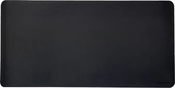 Phoenix matepad alfrombrilla ratón pu 80 x 40 cm antideslizante impermeable materíal simil cuero negra
