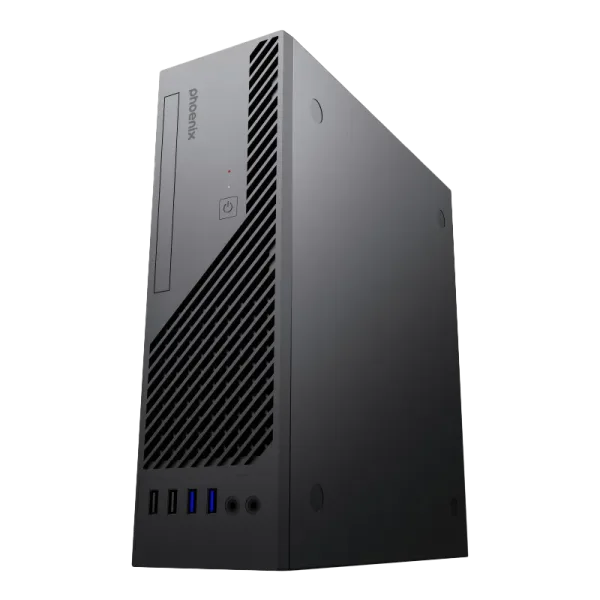 Caja ordenador phoenix lite - s3 micro atx formato ultra slim de 8 litros USB 3.0 fuente 200w incluida
