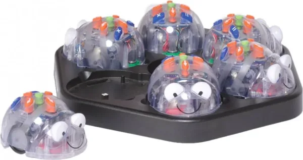 Robot tts blue - bot class bundle 6 unidades y estacion de carga