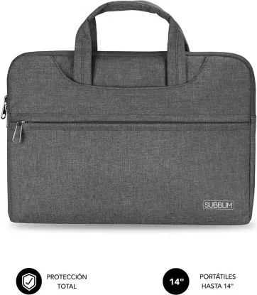 SUBBLIM Funda Ordenador Business Laptop Sleeve 13,3-14" Grey