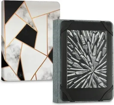 SUBBLIM Funda Libro Electrónico Clever Ebook Case 6" Marmol Negro