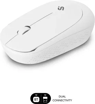 Ratón Inalámbrico Subblim Business Plus Silencioso/ Hasta 1200 DPI/ Blanco