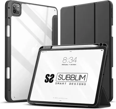 SUBBLIM Funda Tablet Clear Shock Case Ipad Pro 12,9" 2022/2021/2020